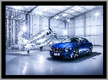 2018, Hangar, Bentley Continental GT Coupé, Samolot